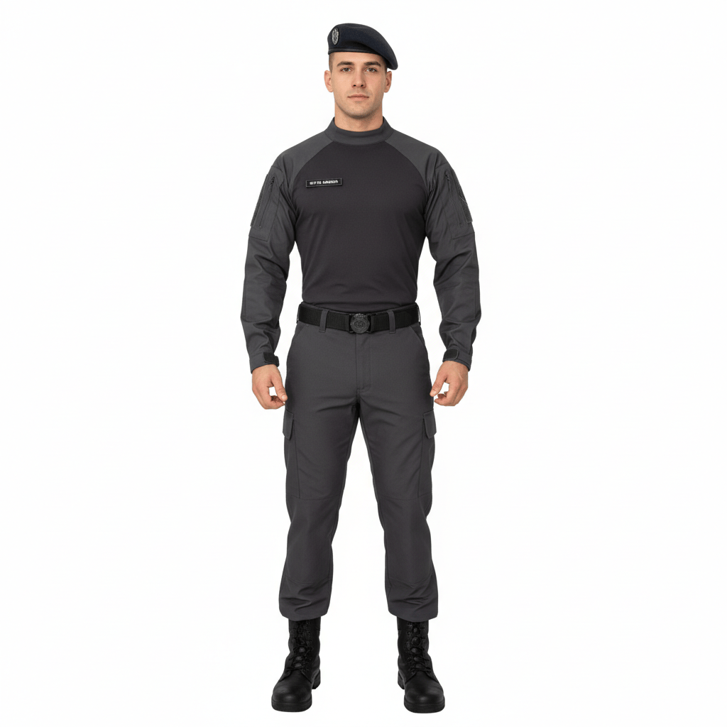 Calça Rip Stop 6 Bolsos Cinza Bandeirante PMSP | Toca Militar