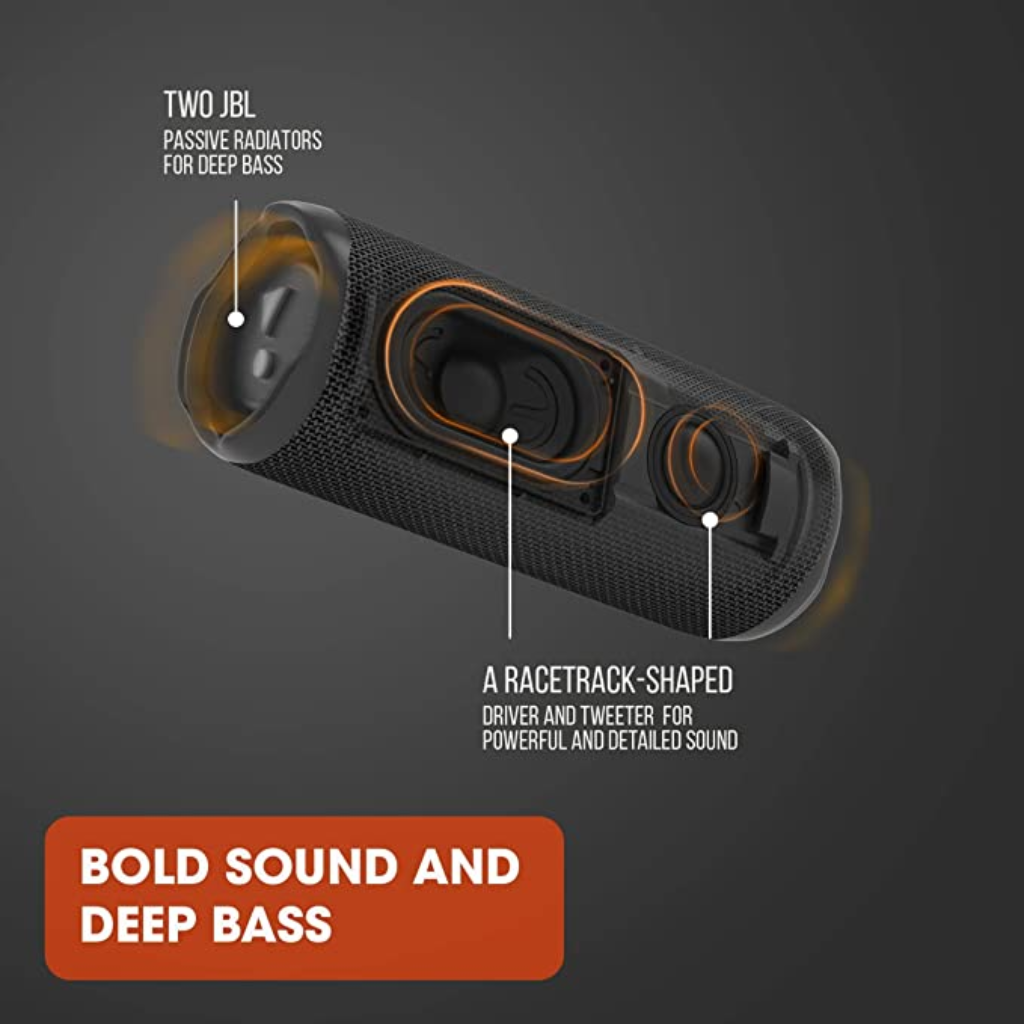 Caixa de Som JBL Flip 6 Bluetooth Vermelha | Toca Militar